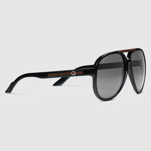 Black Gucci Aviators